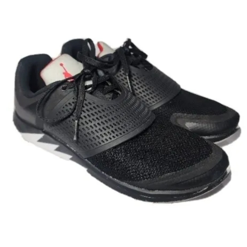 Jordan Grind 2 Black AO9567-023 Men's Size 8.5 Sneakers Shoes Red EUC